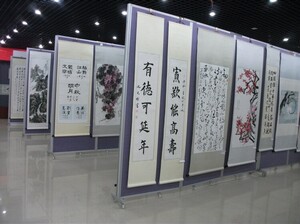 諾迪士廠家直銷超高活動(dòng)展風(fēng)展板老人活動(dòng)中心展板圖書館展板