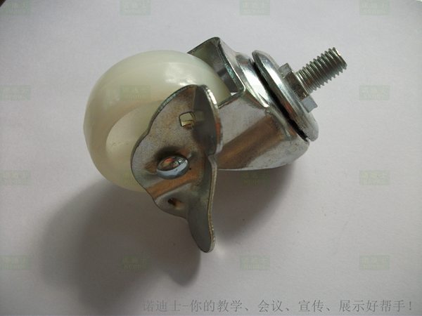 白板架滑輪黑板架滑輪支架滑輪尼龍剎車(chē)滑輪